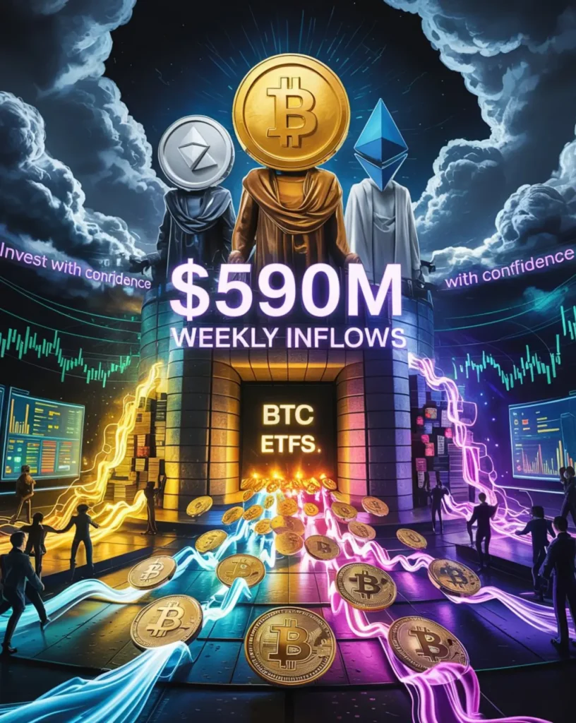 Bitcoin, XRP, ETH